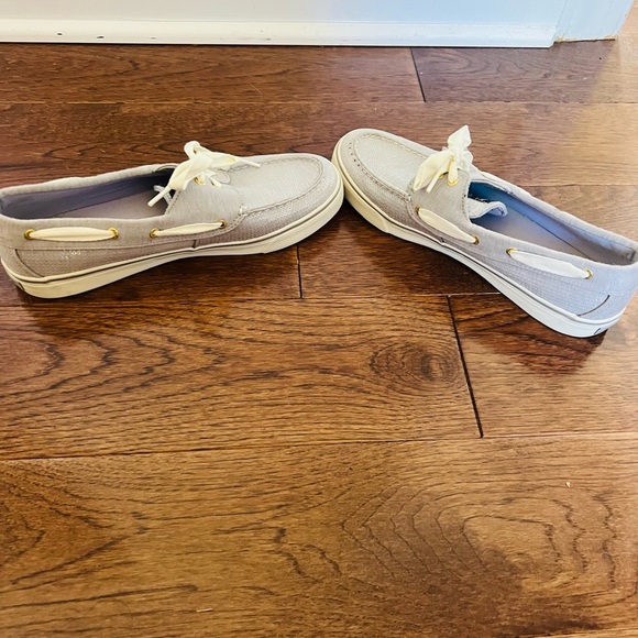 Sperry Baby Blue sequined size 10 Boat Shoes - Picture 6 of 10